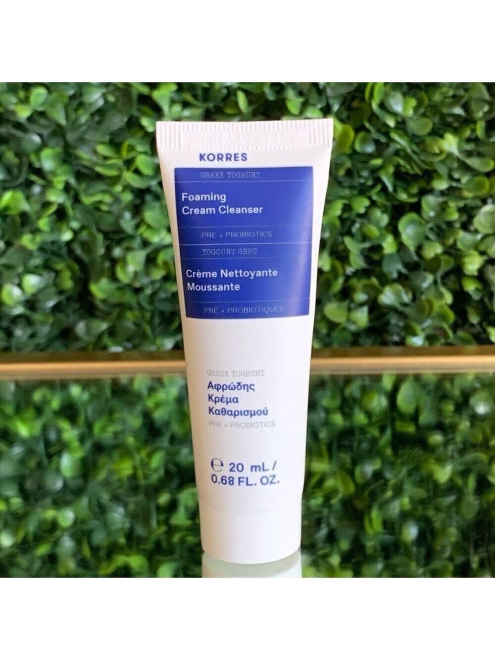 Korres Greek Yoghurt Foaming Cream Cleanser | NEW | Travel Size | Sealed